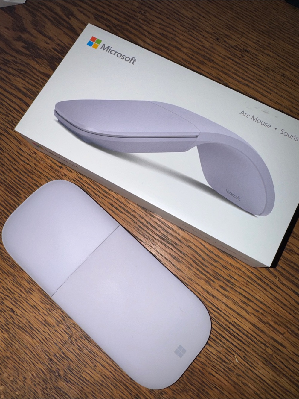Microsoft Arc Wireless Mouse - lavender